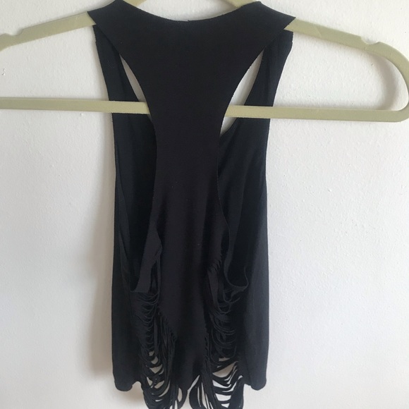 Black Razor Back Tank - Picture 3 of 4